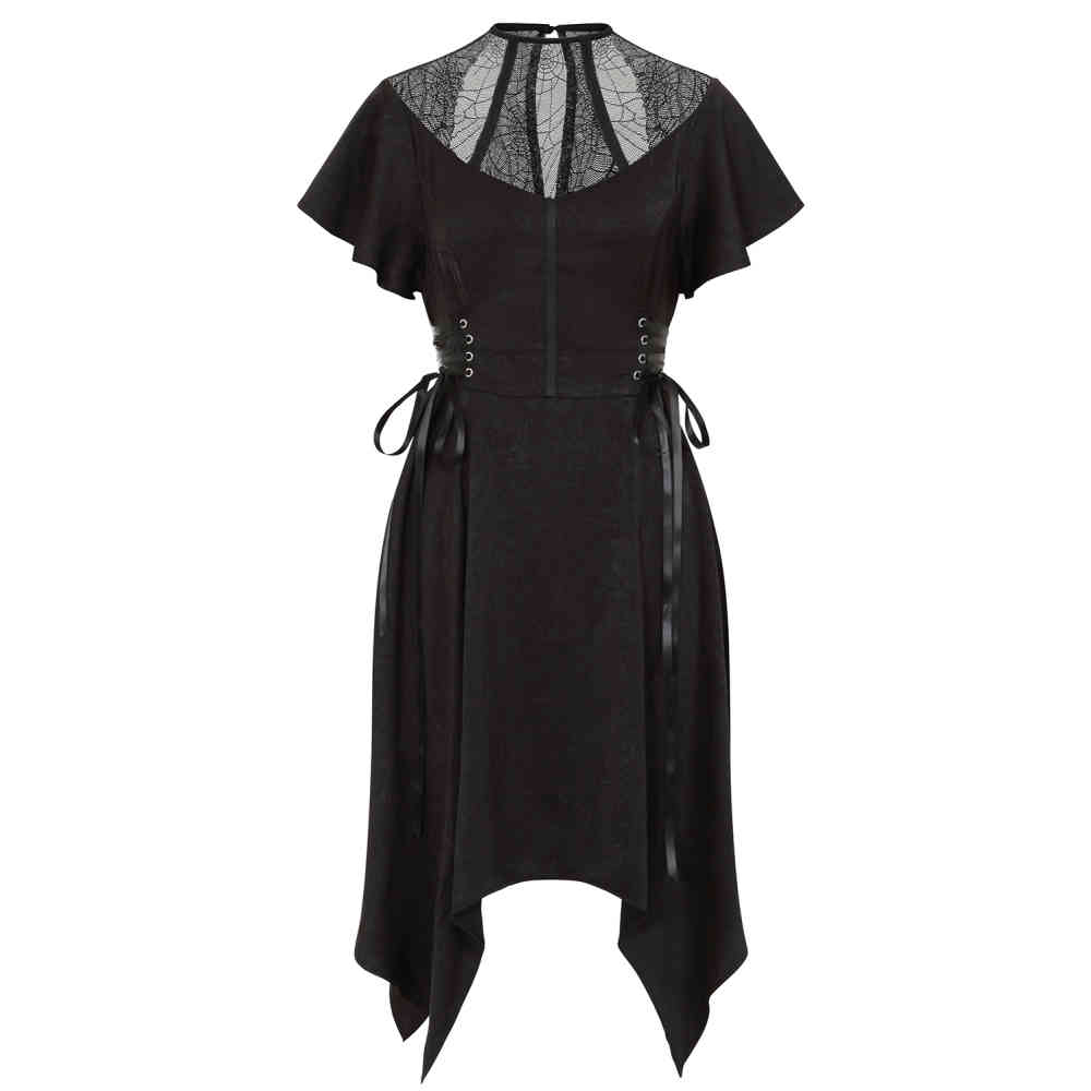 Banned - Zora Kurzes Kleid - Schwarz